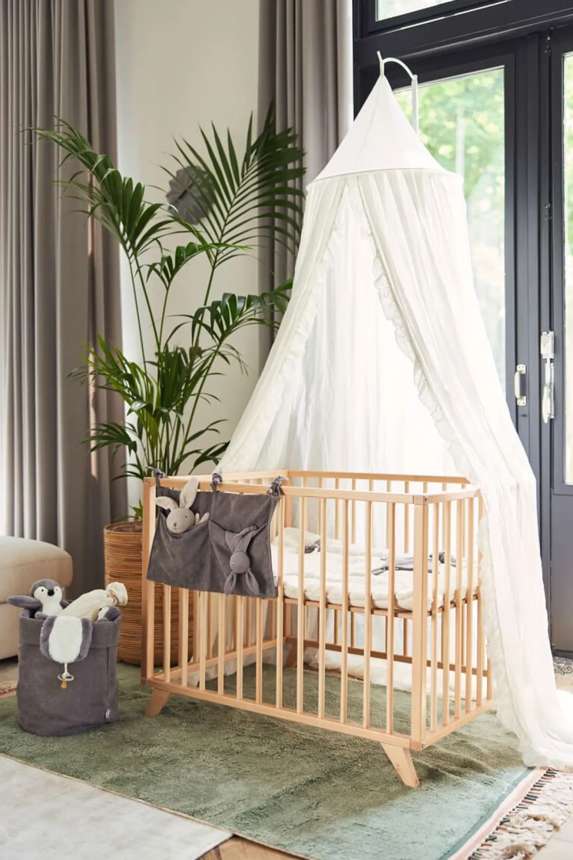 Jollein Klamboe Vintage Ruffle Ivory 245 cm