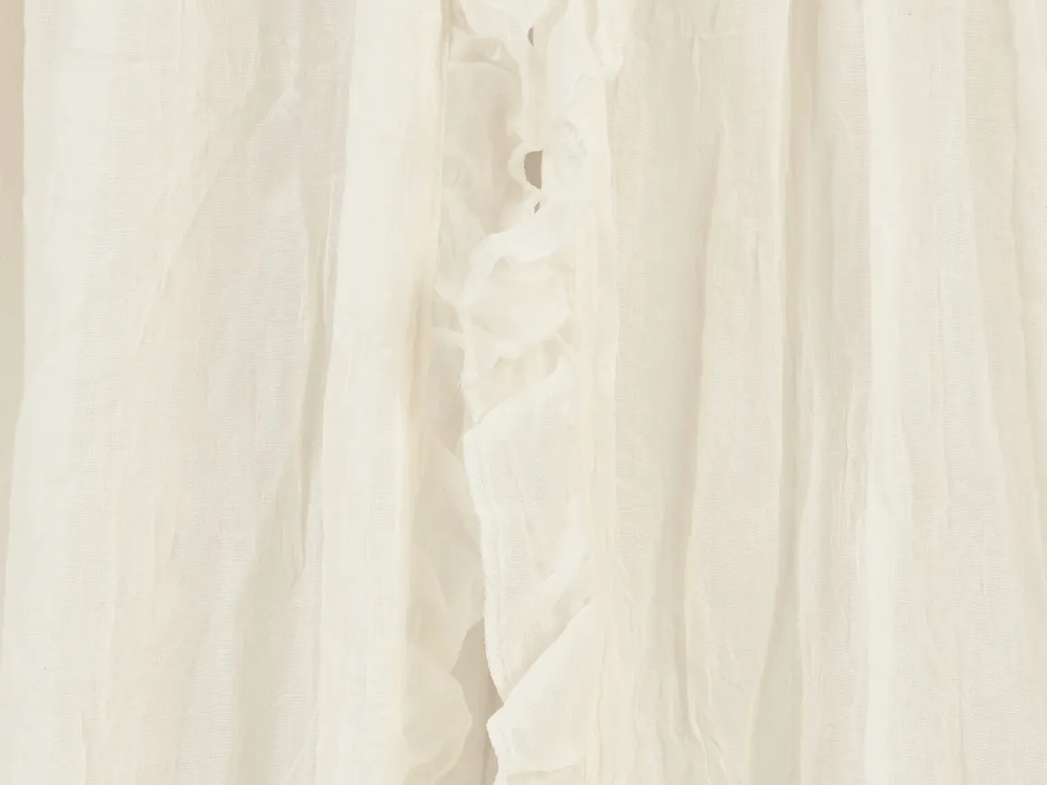 Jollein Klamboe Vintage Ruffle Ivory 245 cm