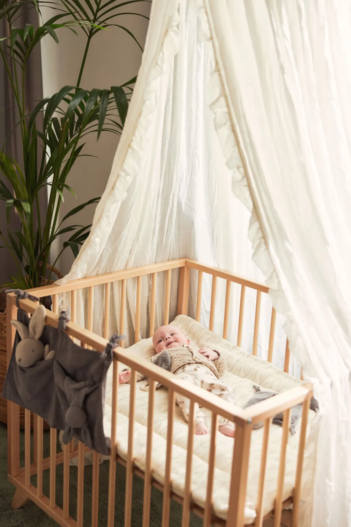 Jollein Klamboe Vintage Ruffle Ivory 245 cm