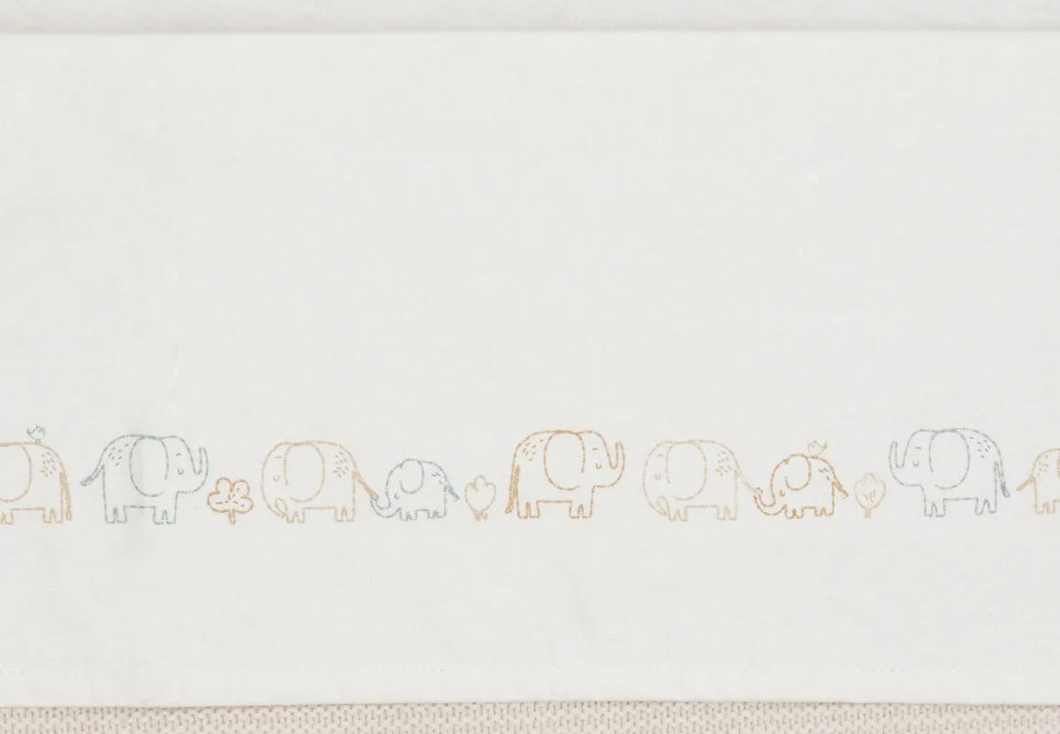 Jollein Laken Wieg 75x100cm Elephant Tales