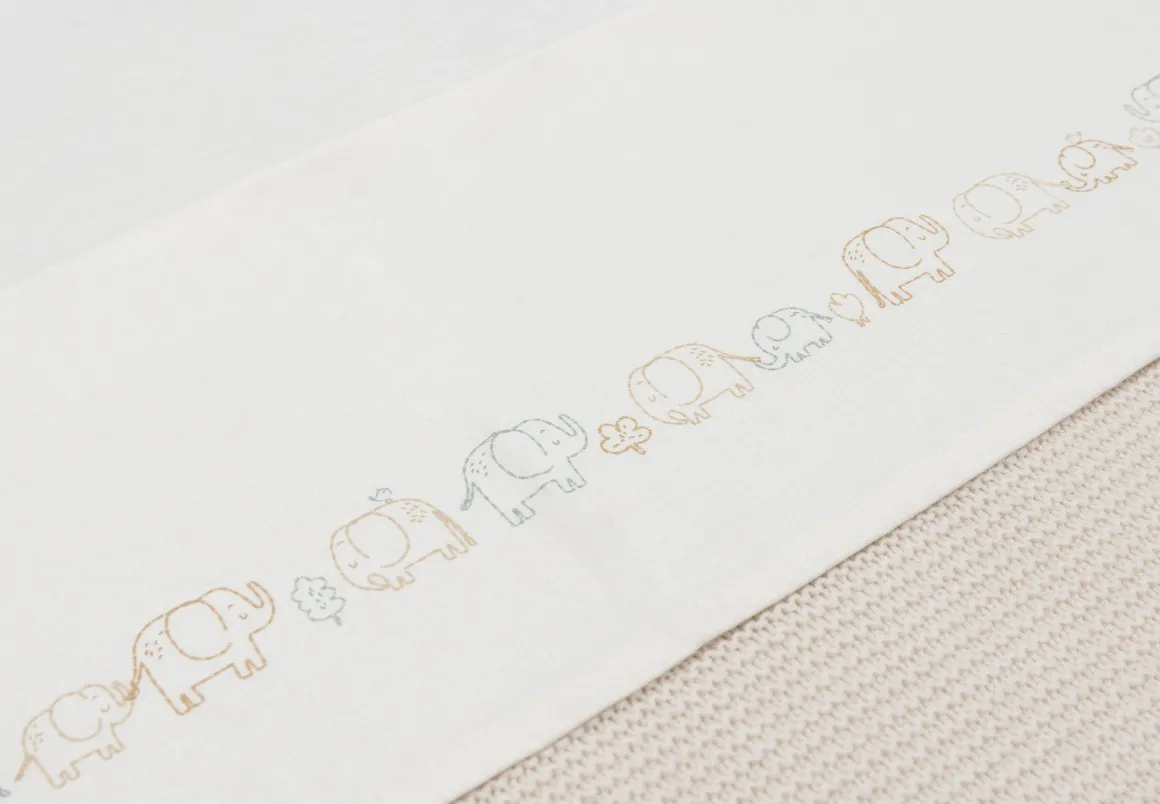 Jollein Laken Wieg 75x100cm Elephant Tales