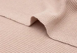 Jollein Ledikant Deken 100 x 150 cm Basic Knit Wild Rose