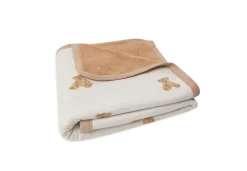 Jollein Ledikant Deken Jersey Teddy Bear 100 x 150 cm