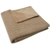 Jollein Ledikant Deken Velvet Pure Knit Biscuit 100 x 150 cm