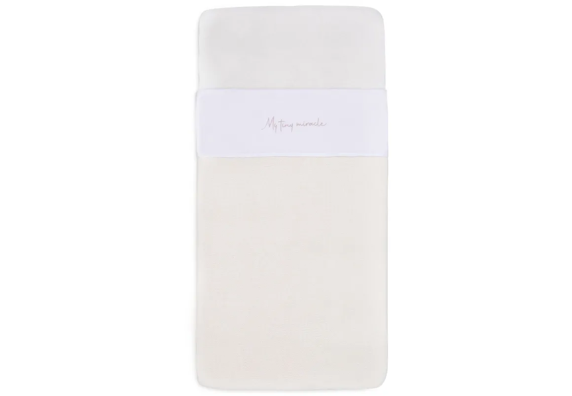 Jollein Ledikant Laken My Tiny Miracle Wild Rose 120 x 150 cm