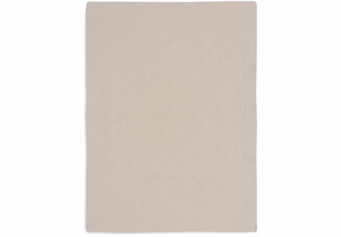 Jollein Ledikantdeken 100 x 150 cm Check Knit Oatmeal