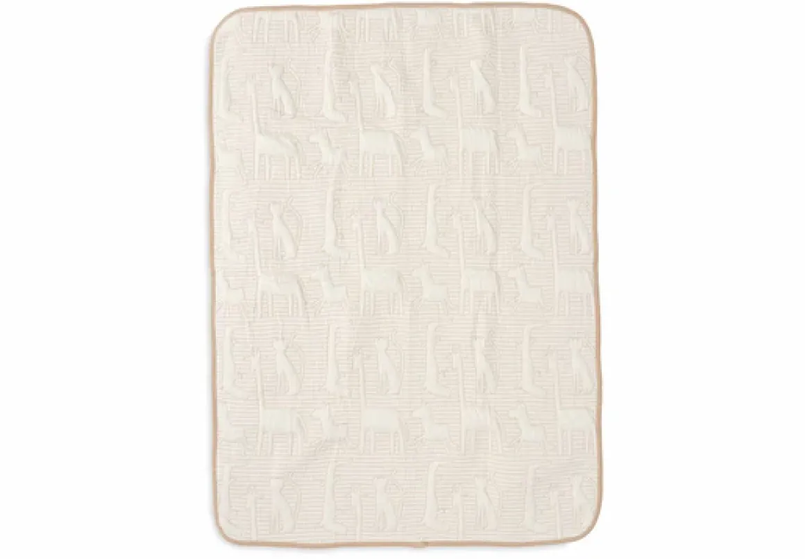 Jollein Ledikantdeken 100 x 150 cm Jungle Jambo Biscuit/Oatmeal