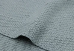 Jollein Ledikantdeken 100 x 150 cm Cosy Knit Sea Green