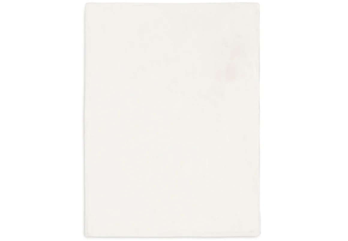 Jollein Ledikantdeken 100 x 150 cm Basic Knit Ivory Coral Fleece