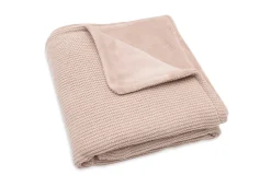 Jollein Ledikantdeken 100 x 150 cm Basic Knit Wild Rose Fleece