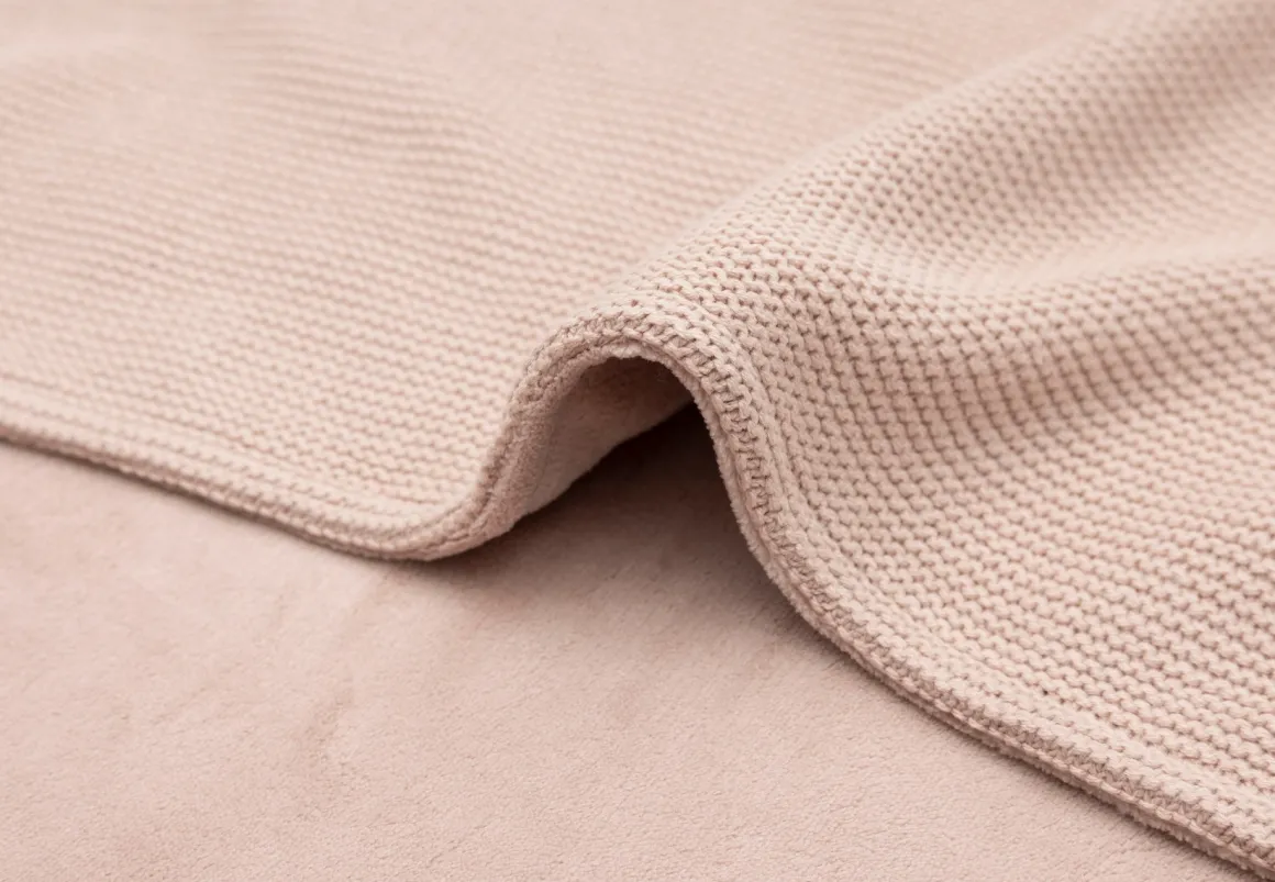 Jollein Ledikantdeken 100 x 150 cm Basic Knit Wild Rose Fleece