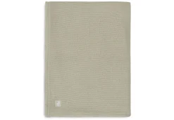 Jollein Ledikantdeken 100 x 150 cm Basic Knit Olive Green Fleece