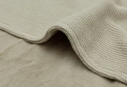 Jollein Ledikantdeken 100 x 150 cm Basic Knit Olive Green Fleece