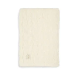 Jollein Ledikantdeken Spring Knit Ivory Fleece 100 x 150 cm