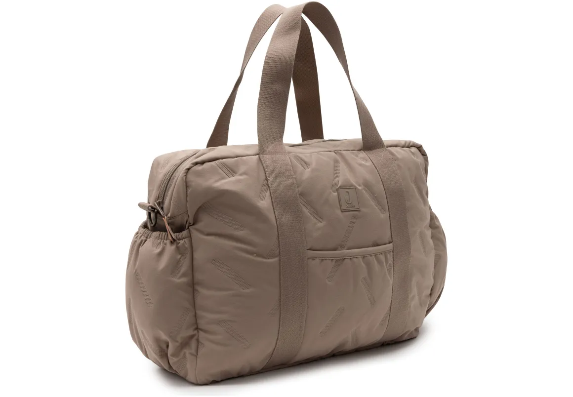 Jollein Luiertas Embossed Lily Milky Coffee