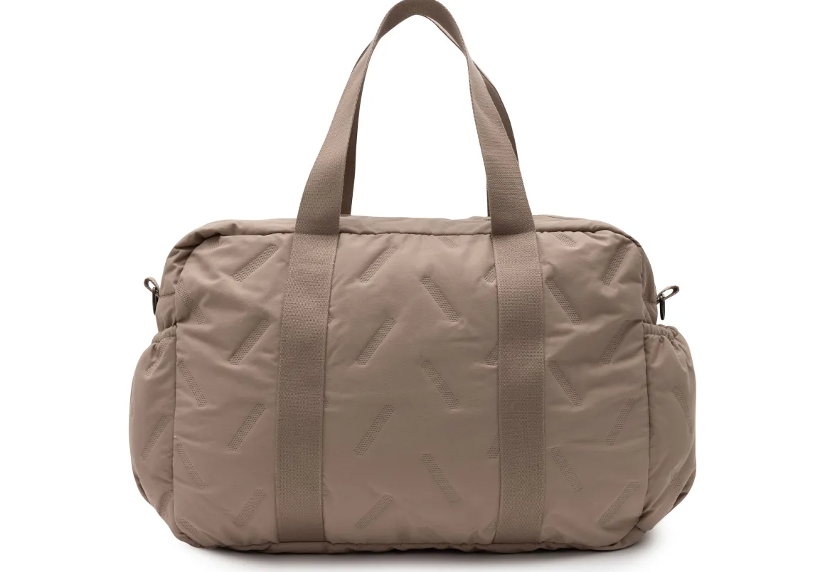 Jollein Luiertas Embossed Lily Milky Coffee