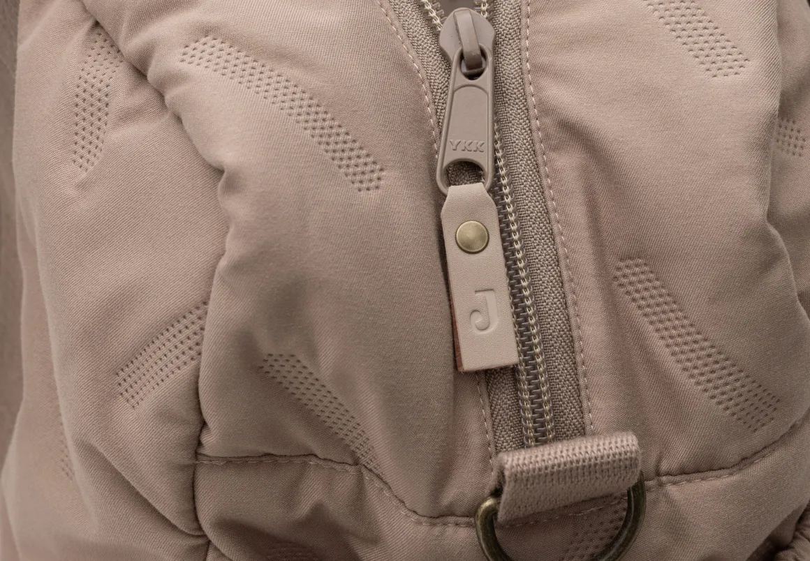 Jollein Luiertas Embossed Lily Milky Coffee