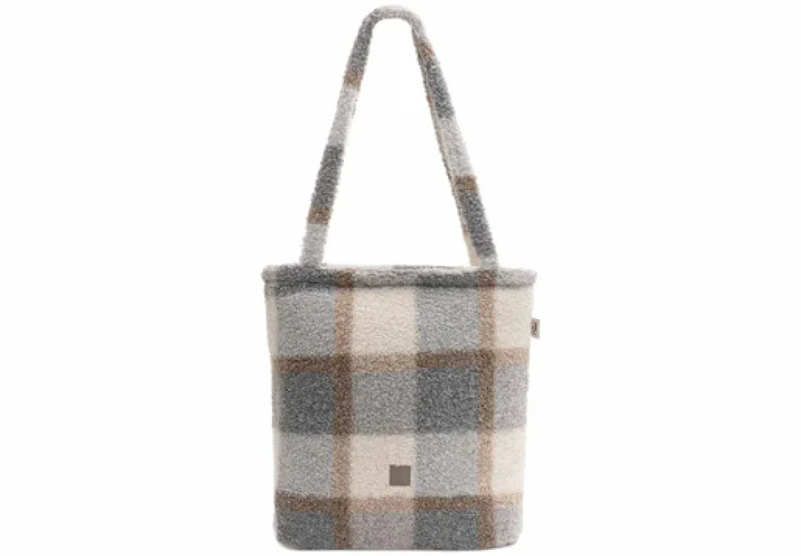 Jollein Luiertas Shopper Check Boucle