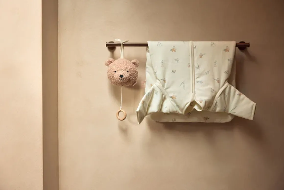 Jollein Muziekhanger Teddy Bear Wild Rose