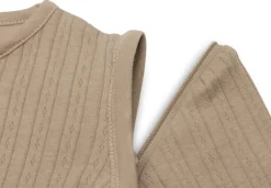 Jollein Slaapzak Newborn Zomer Afritsbare Mouw Rond 70cm Ajour Biscuit