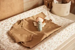 Jollein Slaapzak Newborn Zomer Afritsbare Mouw Rond 70cm Ajour Biscuit