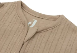 Jollein Slaapzak Zomer met Afritsbare Mouw Rond 90cm Ajour Biscuit