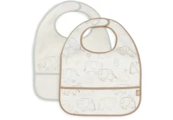 Jollein Slab Waterproof Elephant Tales - 2 Stuks