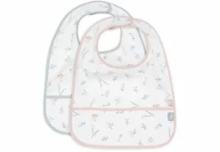 Jollein Slab Waterproof Lovely Birds (2pack)