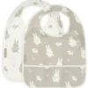 Jollein Slab Waterproof Miffy & Snuffy Olive Green (2pack)
