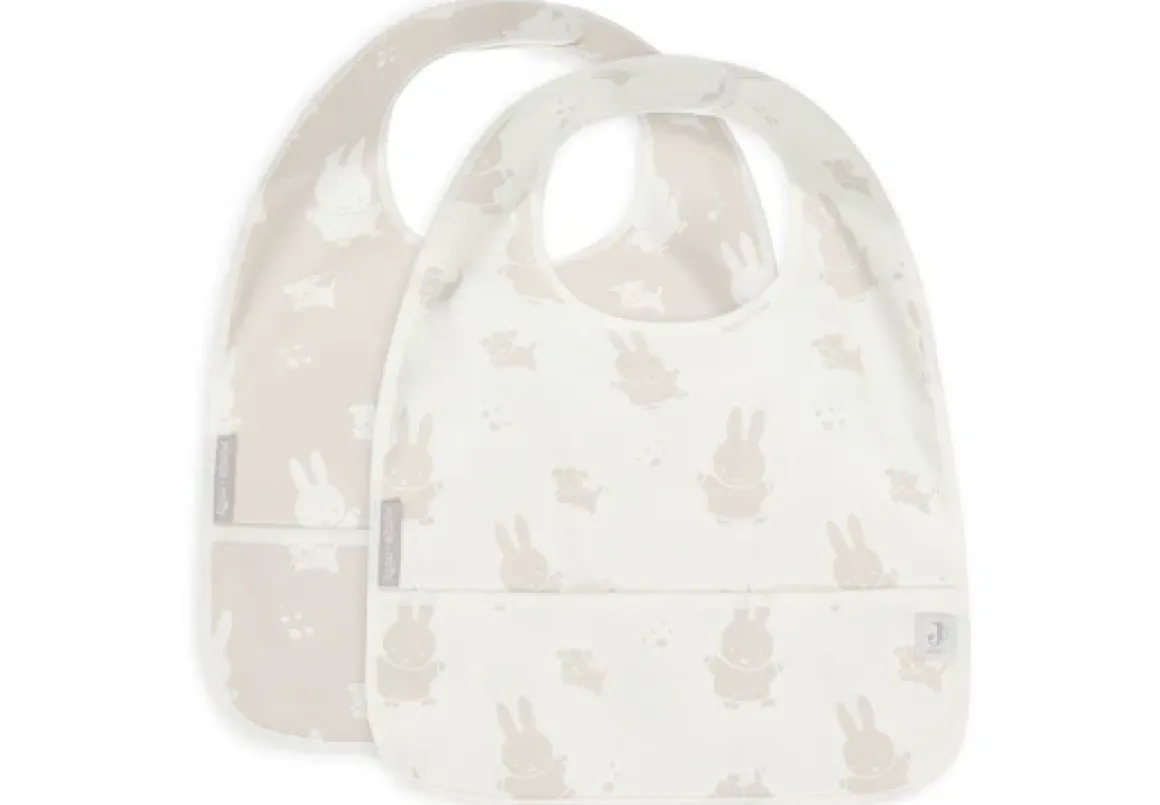 Jollein Slab Waterproof Miffy & Snuffy Nougat (2pack)