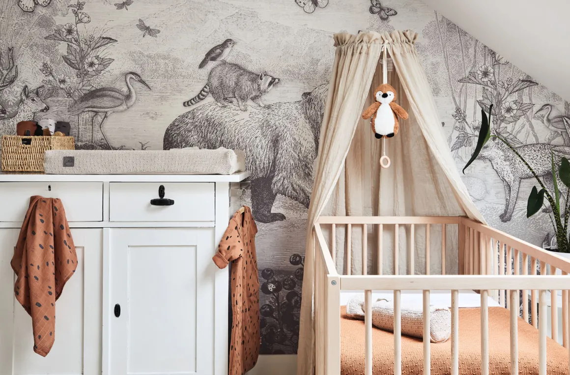 Jollein Sluier Vintage Nougat 155 cm