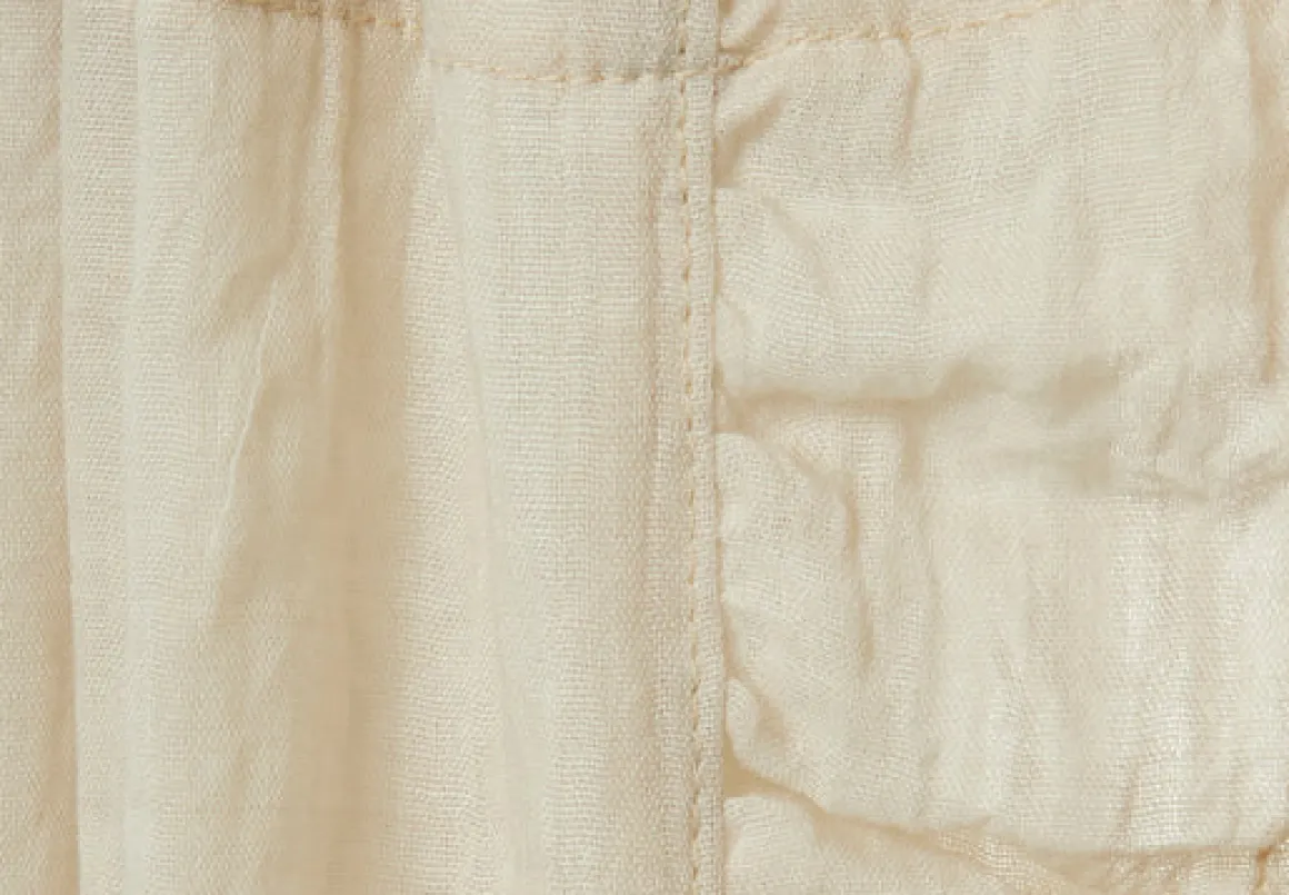 Jollein Sluier Vintage Ruffle Nougat 155cm