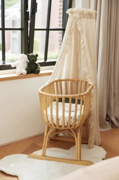 Jollein Sluier Vintage Ruffle Nougat 155cm