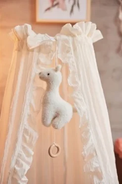 Jollein Sluier Vintage Ruffle Ivory 155cm