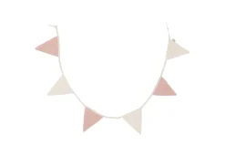 Jollein Vlaggenlijn 200x17cm Wild Rose/Ivory
