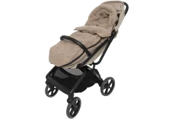 Jollein Voetenzak Buggy/Kinderwagen Embossed Milky Coffee