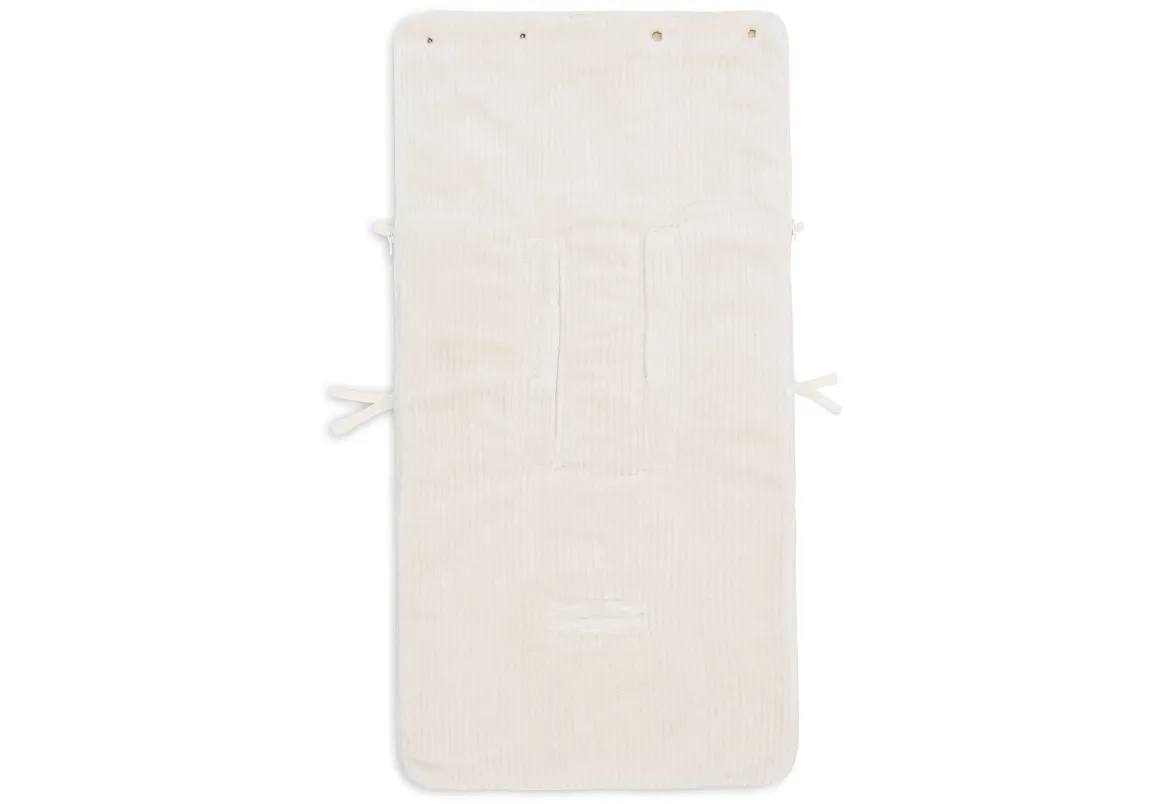 Jollein Voetenzak Groep 0+ 3/5 punts Gordel Cloudy Rib Oatmeal