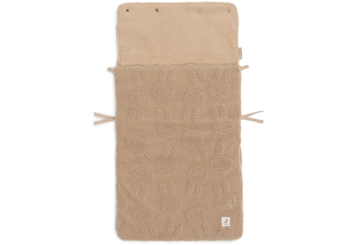 Jollein Voetenzak Groep 0+ 3/5 punts Gordel Miffy Jacquard Teddy Biscuit