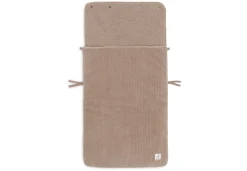 Jollein Voetenzak Groep 0+ 3/5 punts Gordel Cloudy Rib Milky Coffee