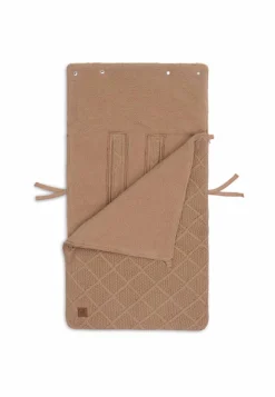 Jollein Voetenzak Groep 0+ Autostoel 3/5 Punts Gordel Check Knit Biscuit