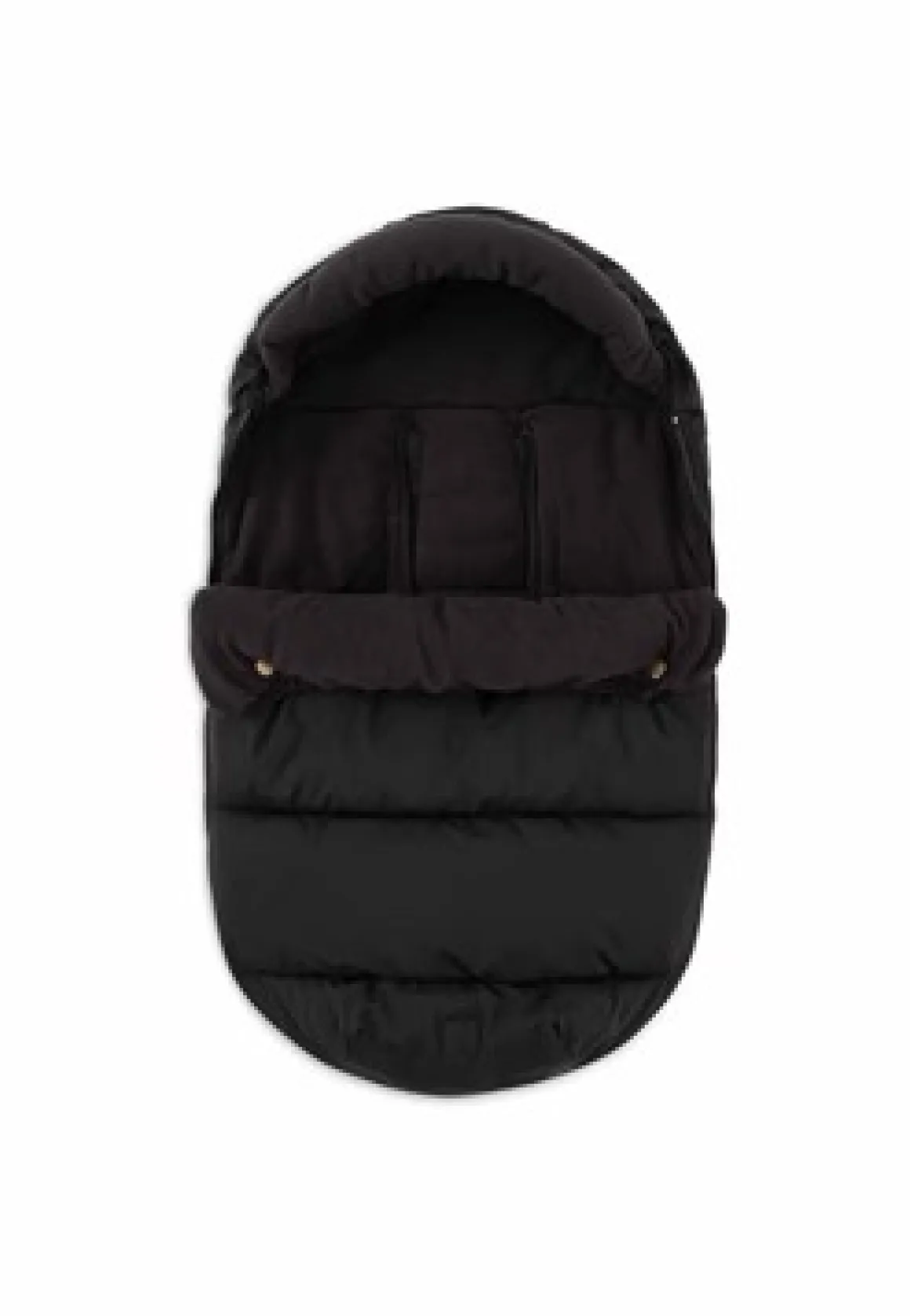 Jollein Voetenzak Groep 0+ Autostoel 3/5 Punts Gordel Puffed Zwart