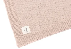Jollein Wiegdeken 75 x 100 cm Grain Knit Wild Rose