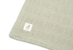 Jollein Wiegdeken 75 x 100 cm Grain Knit Olive Green Velvet