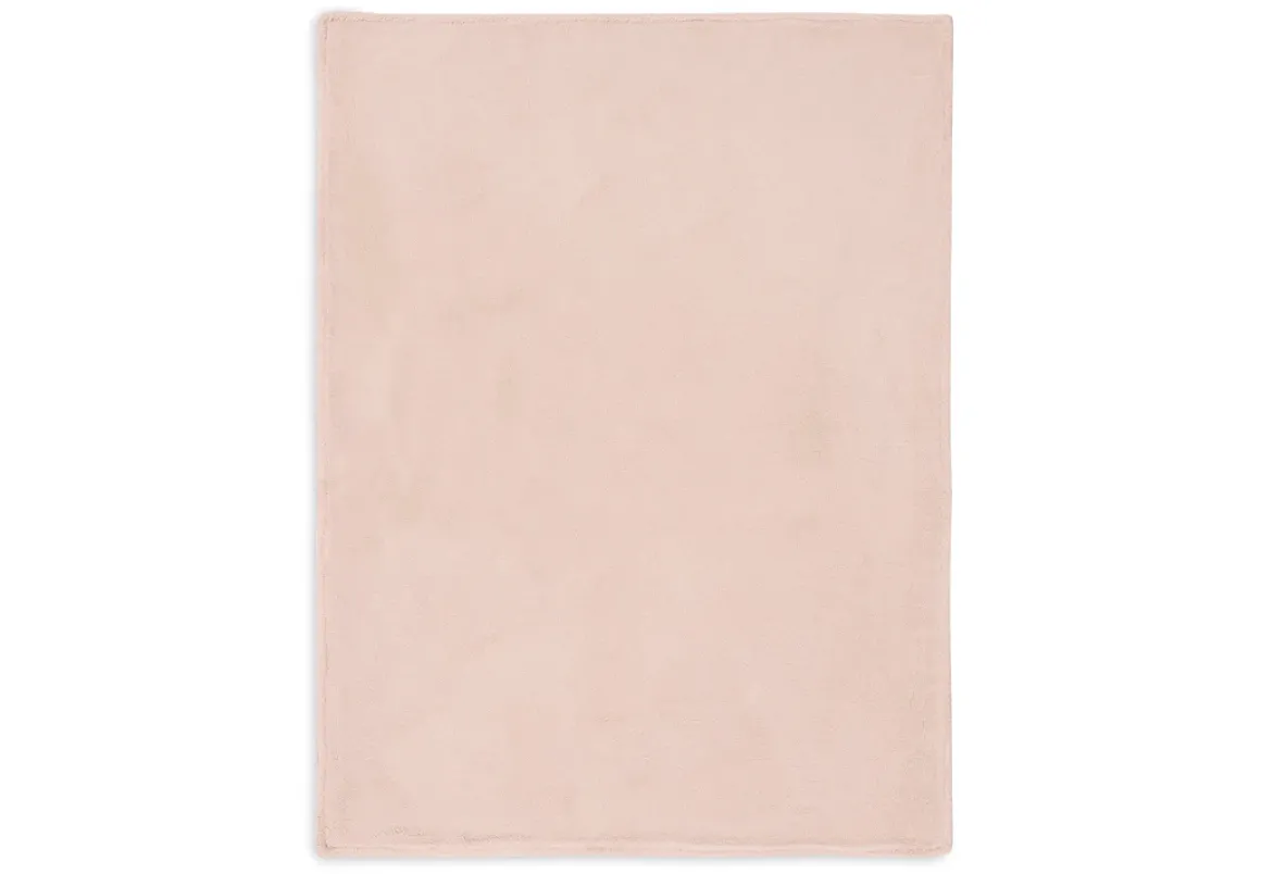 Jollein Wiegdeken 75 x 100 cm Grain Knit Wild Rose/Velvet