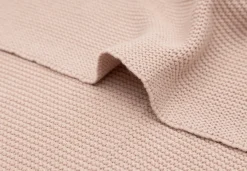 Jollein Wiegdeken 75 x 100 cm Basic Knit Wild Rose