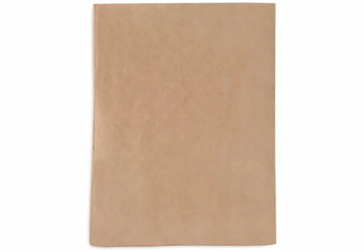 Jollein Wiegdeken 75 x 100 cm Check Knit Biscuit/Teddy Fleece