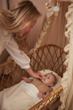 Jollein Wiegdeken Basic Knit Ivory 75 x 100 cm