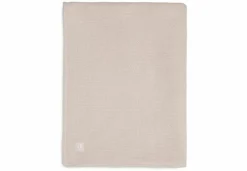 Jollein Wiegdeken Basic Knit Pale Pink/Fleece 75 x 100 cm