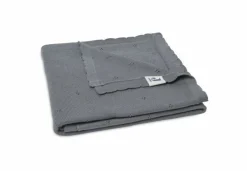 Jollein Wiegdeken Pointelle Stom Grey 75 x 100 cm