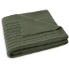 Jollein Wiegdeken Pure Knit Leaf Green 75 x 100 cm